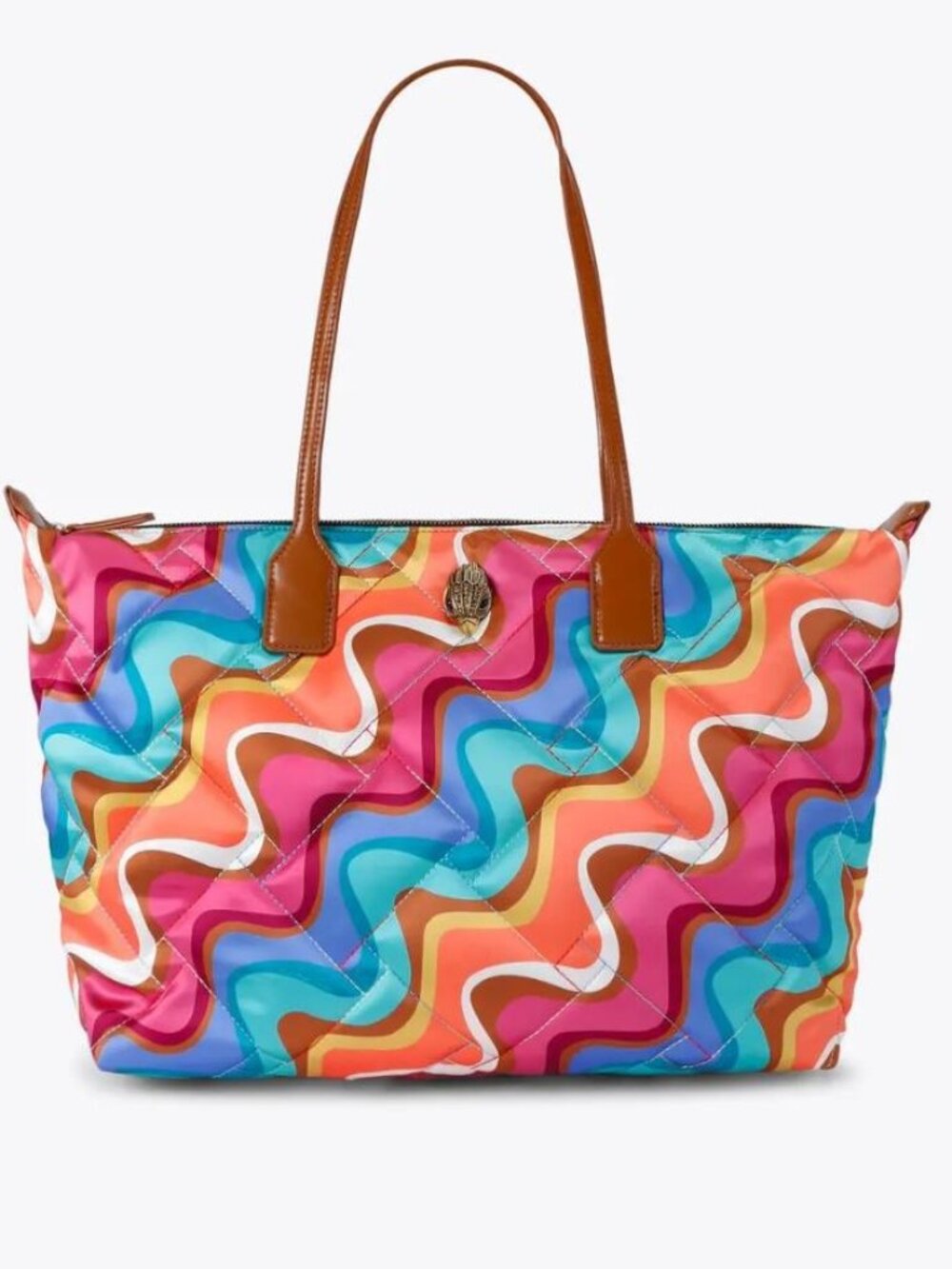 Kurt Geiger London Recycled Shopper Bag Multicolor Quilted Large Tote